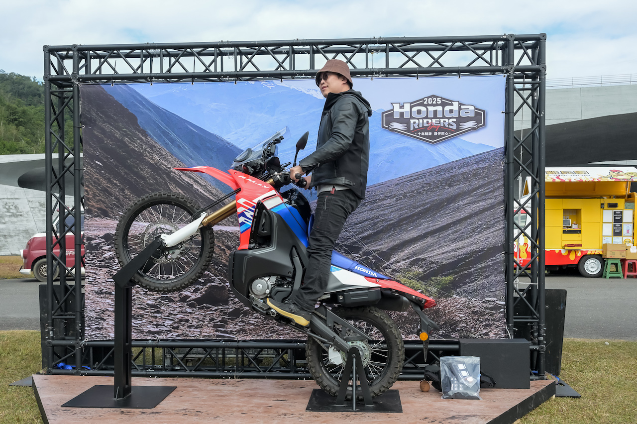 Honda Riders Day 2025全國大會師 十年騎聚 勇闖日月潭-拍照區CRF300 RALLY